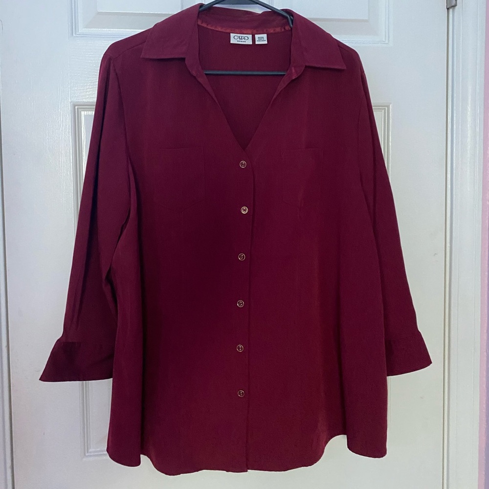 Red blouse